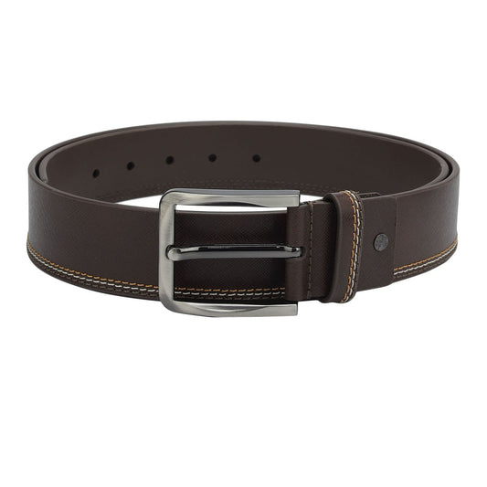 Casual Saffiano Leather Mens Belt