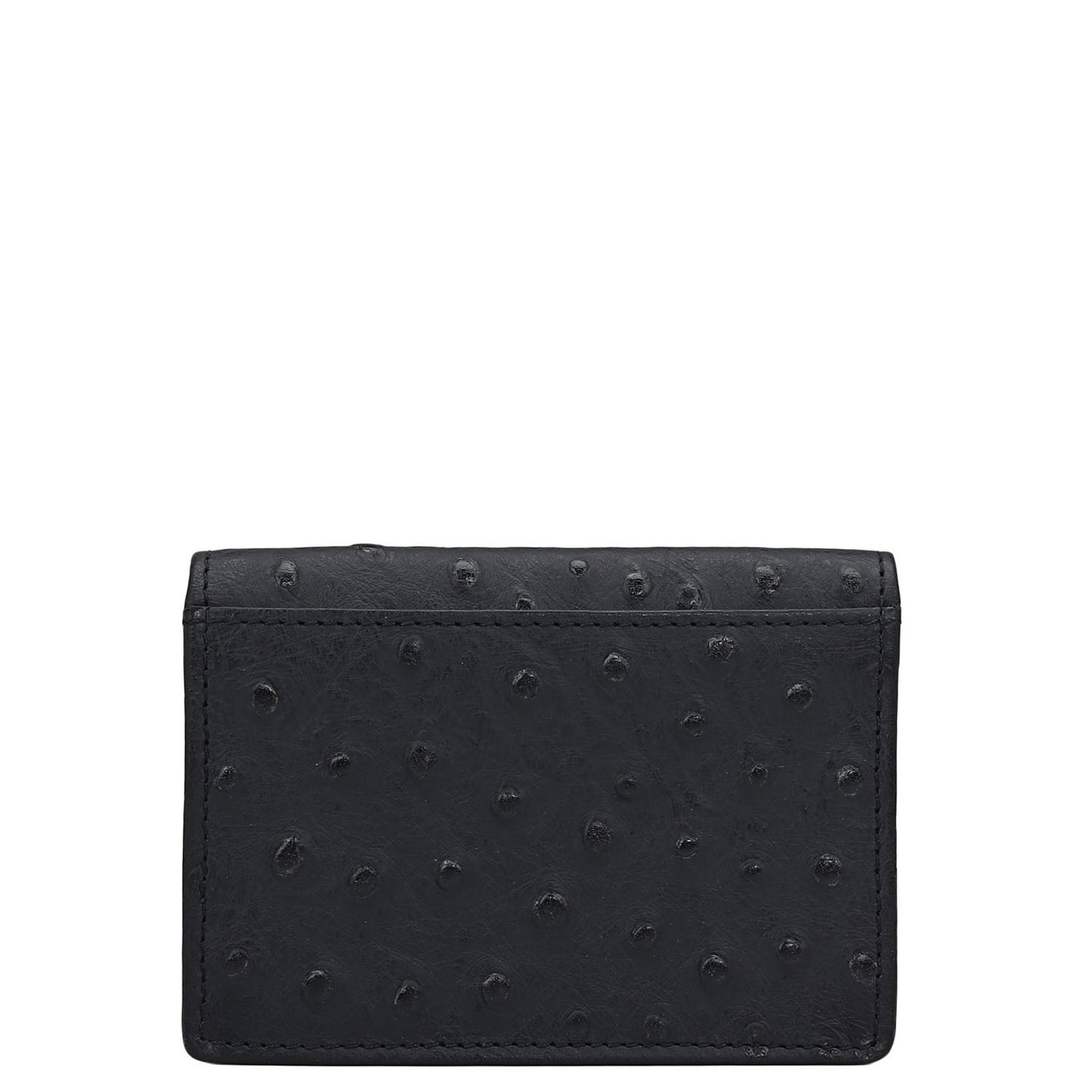 6 Slots Leather Card Case - Black