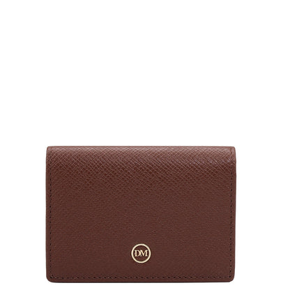 6 Slots Leather Card Case - Date