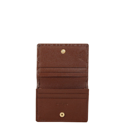 6 Slots Leather Card Case - Date