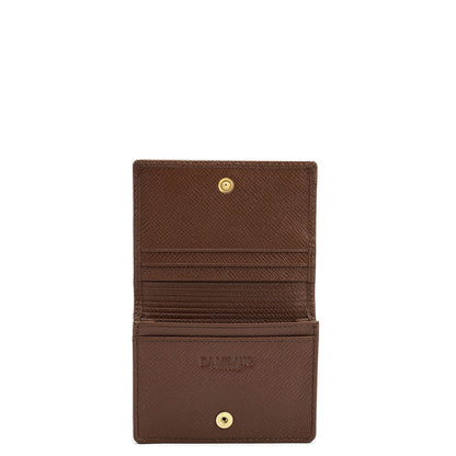 4 Slots Leather Card Case - Date