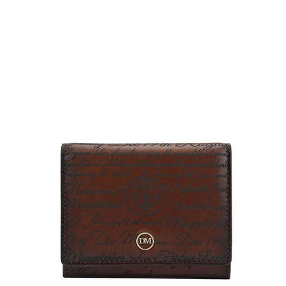 4 Slots Leather Card Case - Cognac