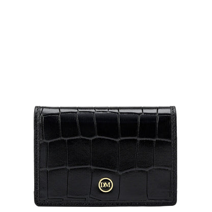 Croco Leather Card Case - Date