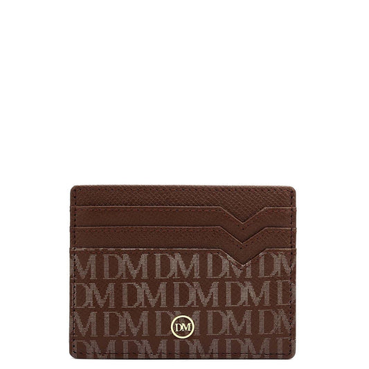6 Slots Leather Card Case - Date
