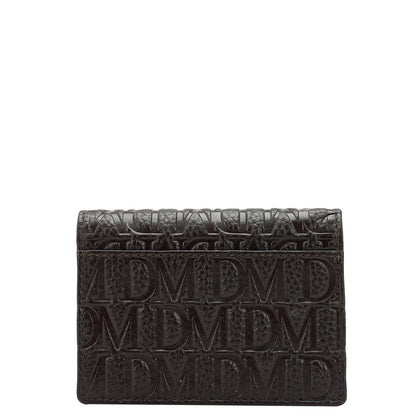 4 Slots Leather Card Case - Chocolate