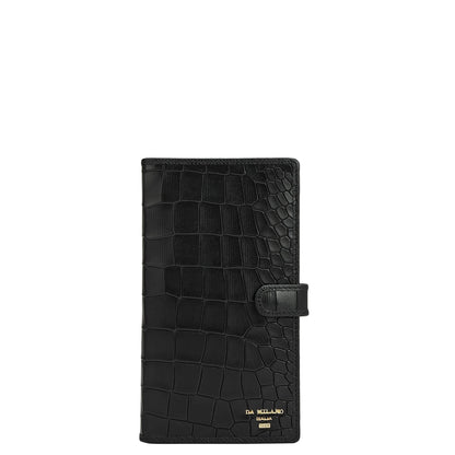 Multi Slot Leather Card Case - Black