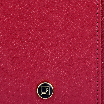 9 Slots Leather Card Case - Plumberry