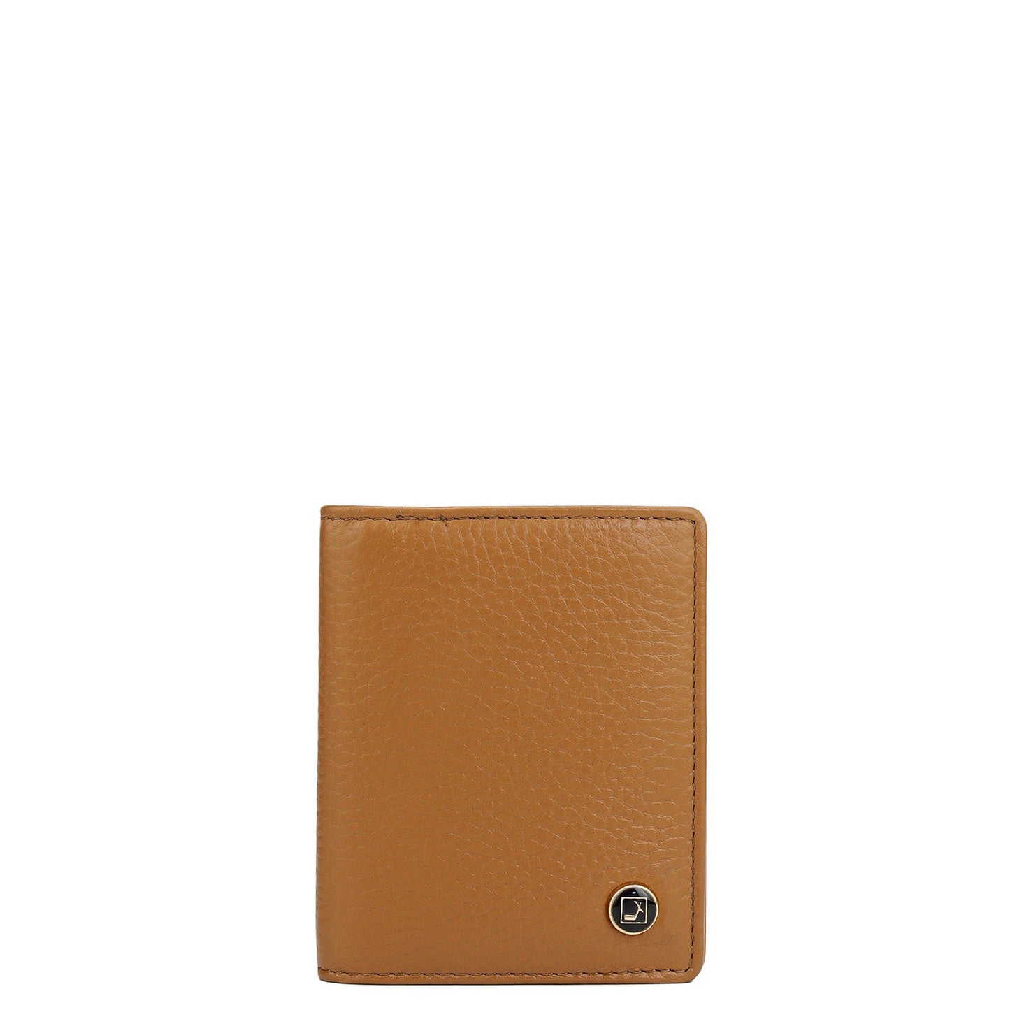 9 Slots Leather Card Case - Caramel