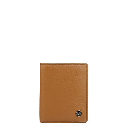 9 Slots Leather Card Case - Caramel