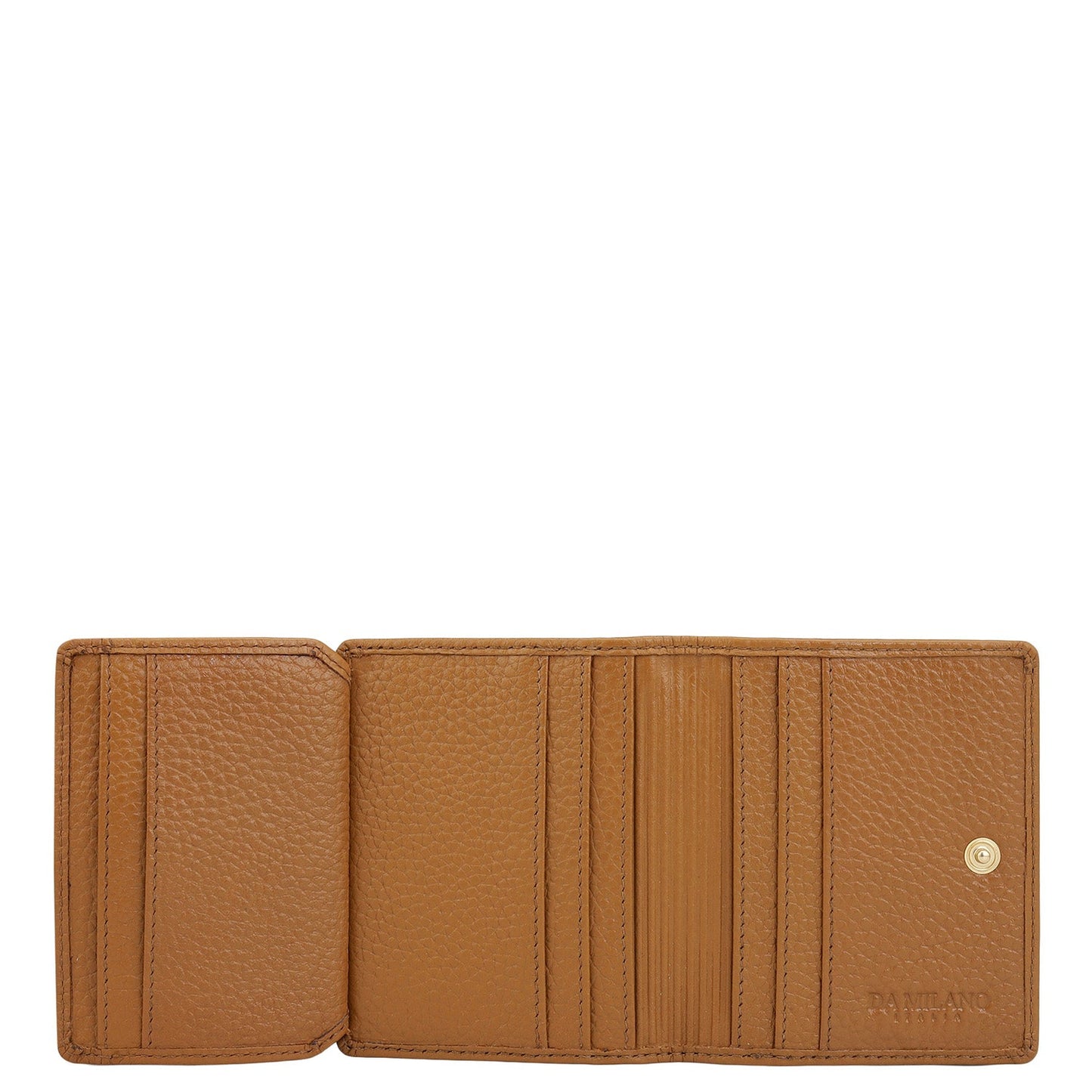 9 Slots Leather Card Case - Caramel