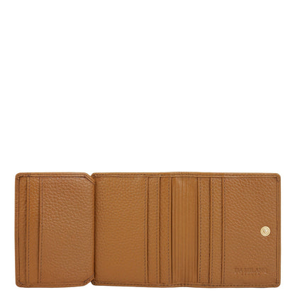 9 Slots Leather Card Case - Caramel