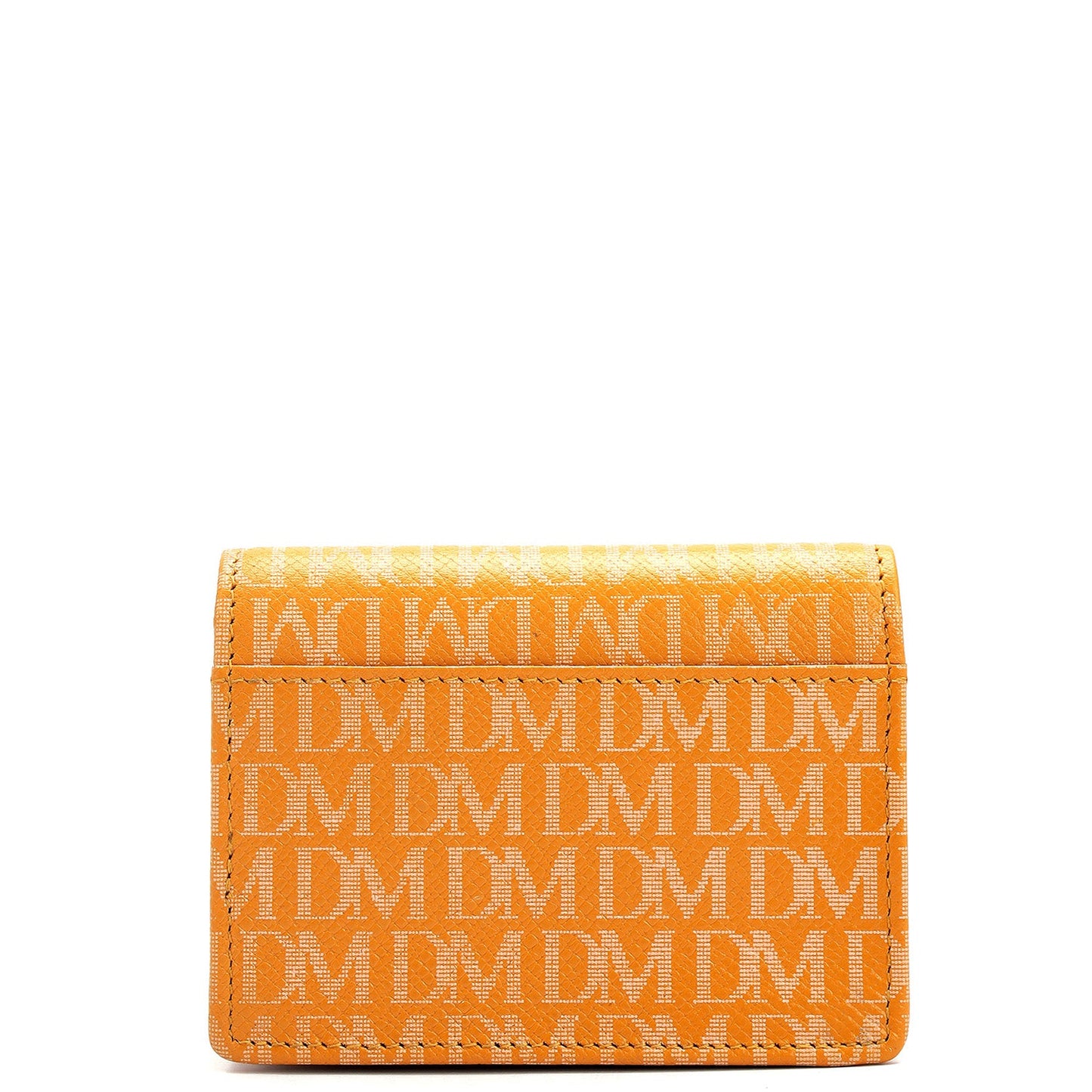 Monogram Leather Card Case - Flame