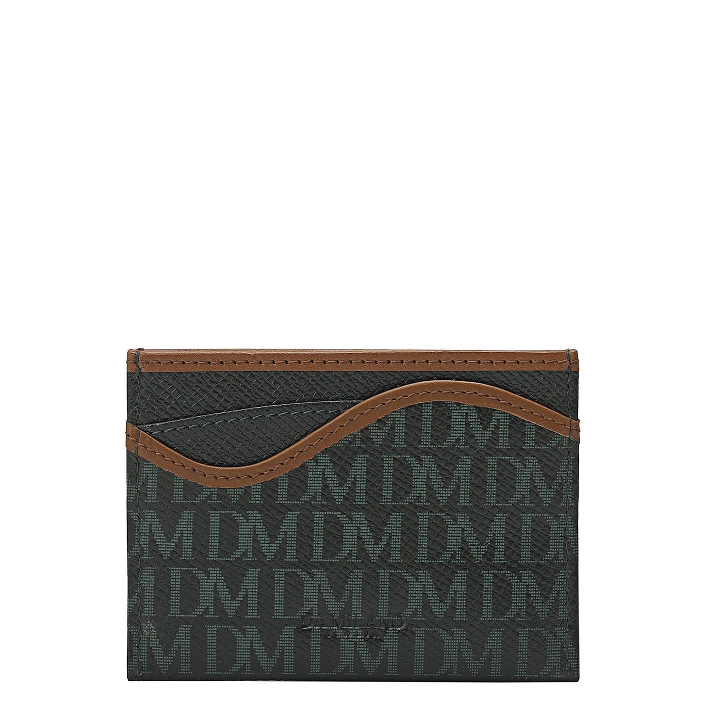5 Slots Leather Card Case - Petrol Green