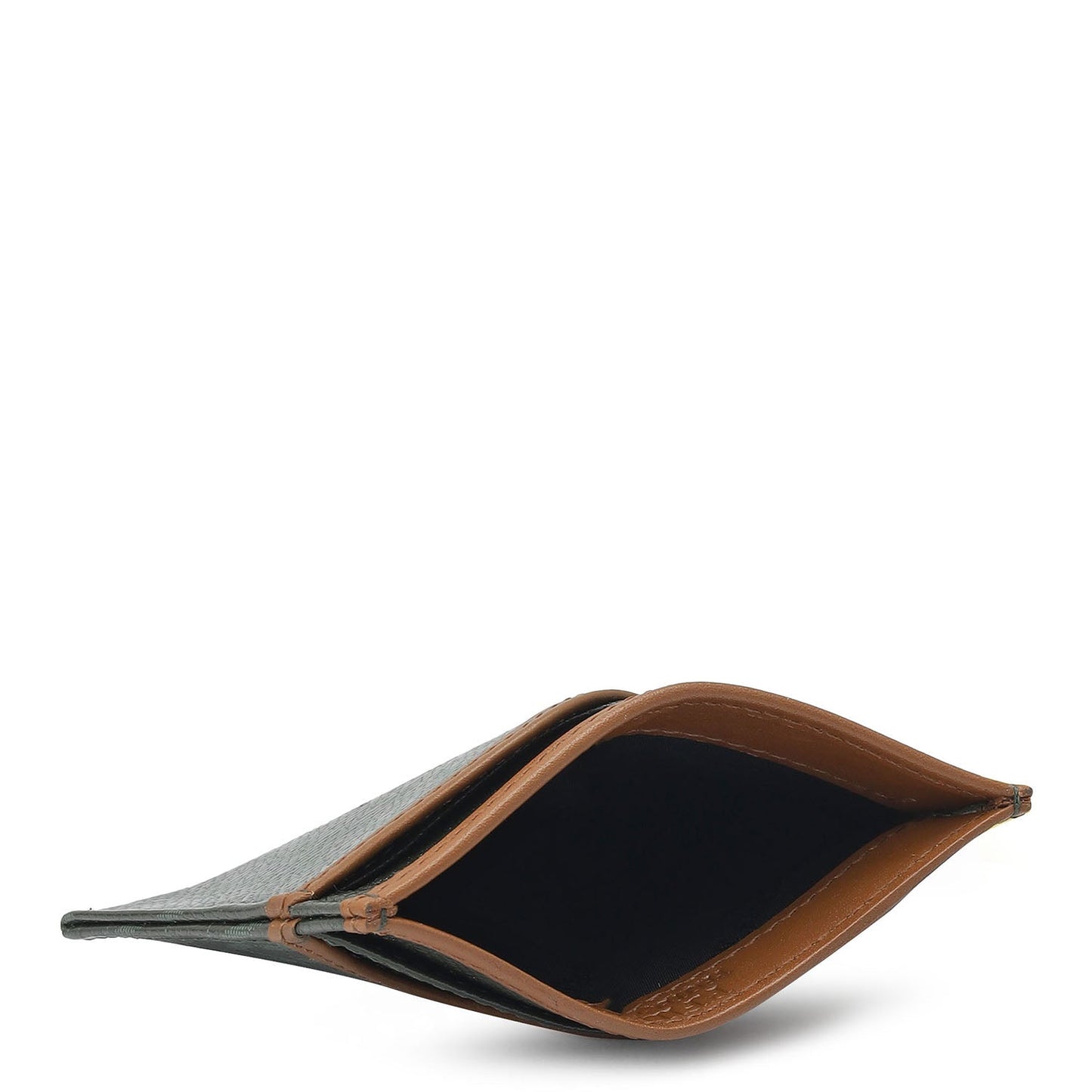 5 Slots Leather Card Case - Petrol Green