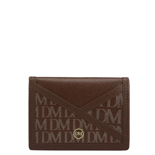 4 Slots Leather Card Case - Date