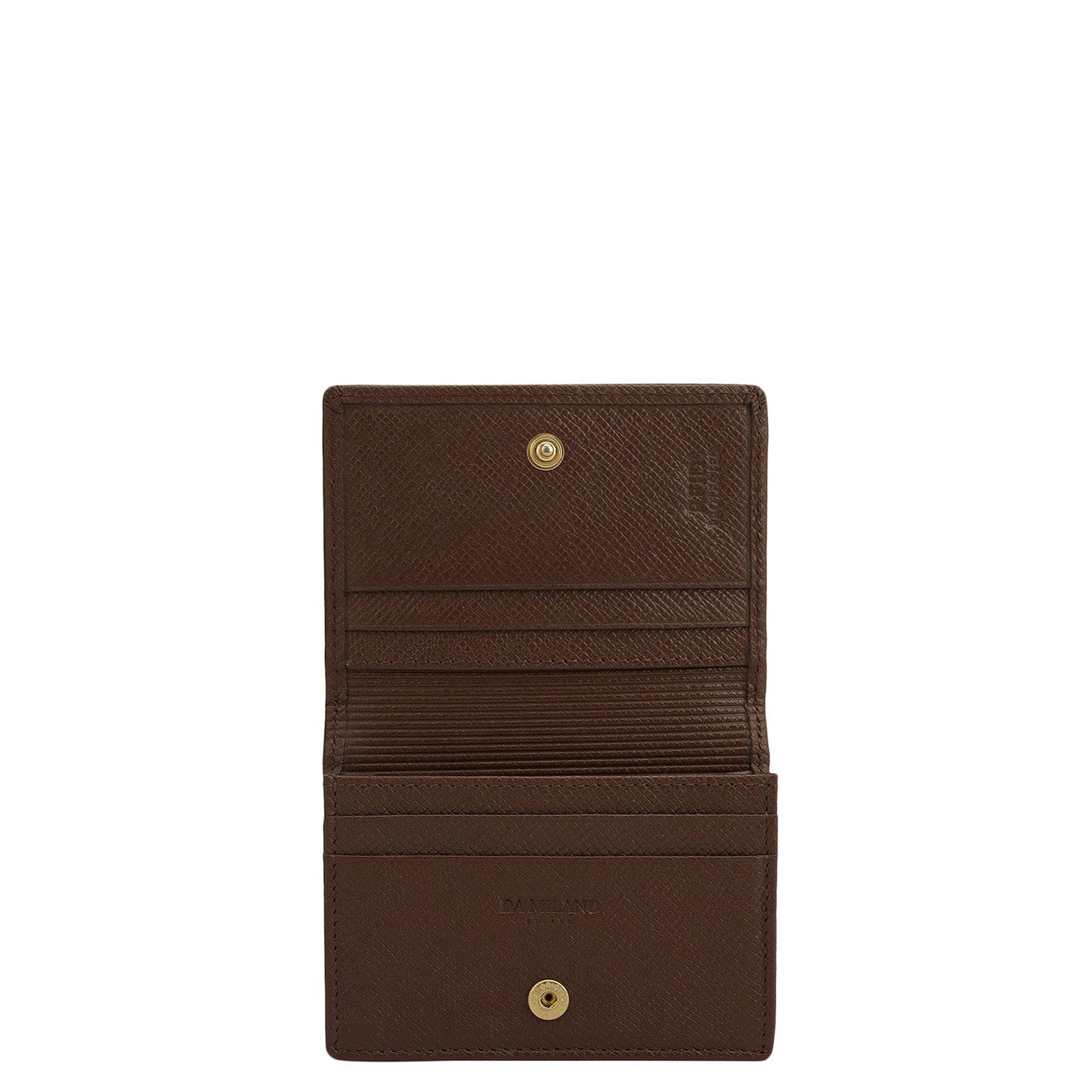4 Slots Leather Card Case - Date