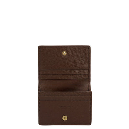 4 Slots Leather Card Case - Date