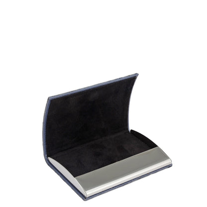 Croco Leather Card Case - Stardust