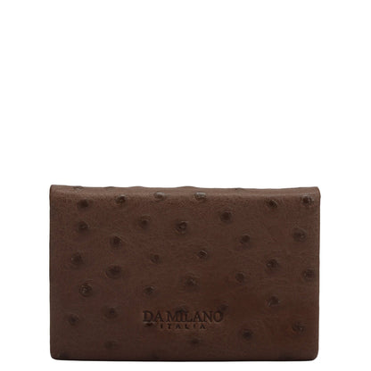 4 Slots Leather Card Case - Brown