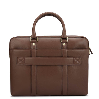 Franzy Leather Laptop Bag - Date