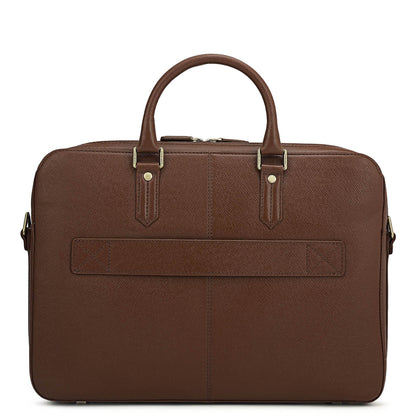 Franzy Leather Laptop Bag - Date