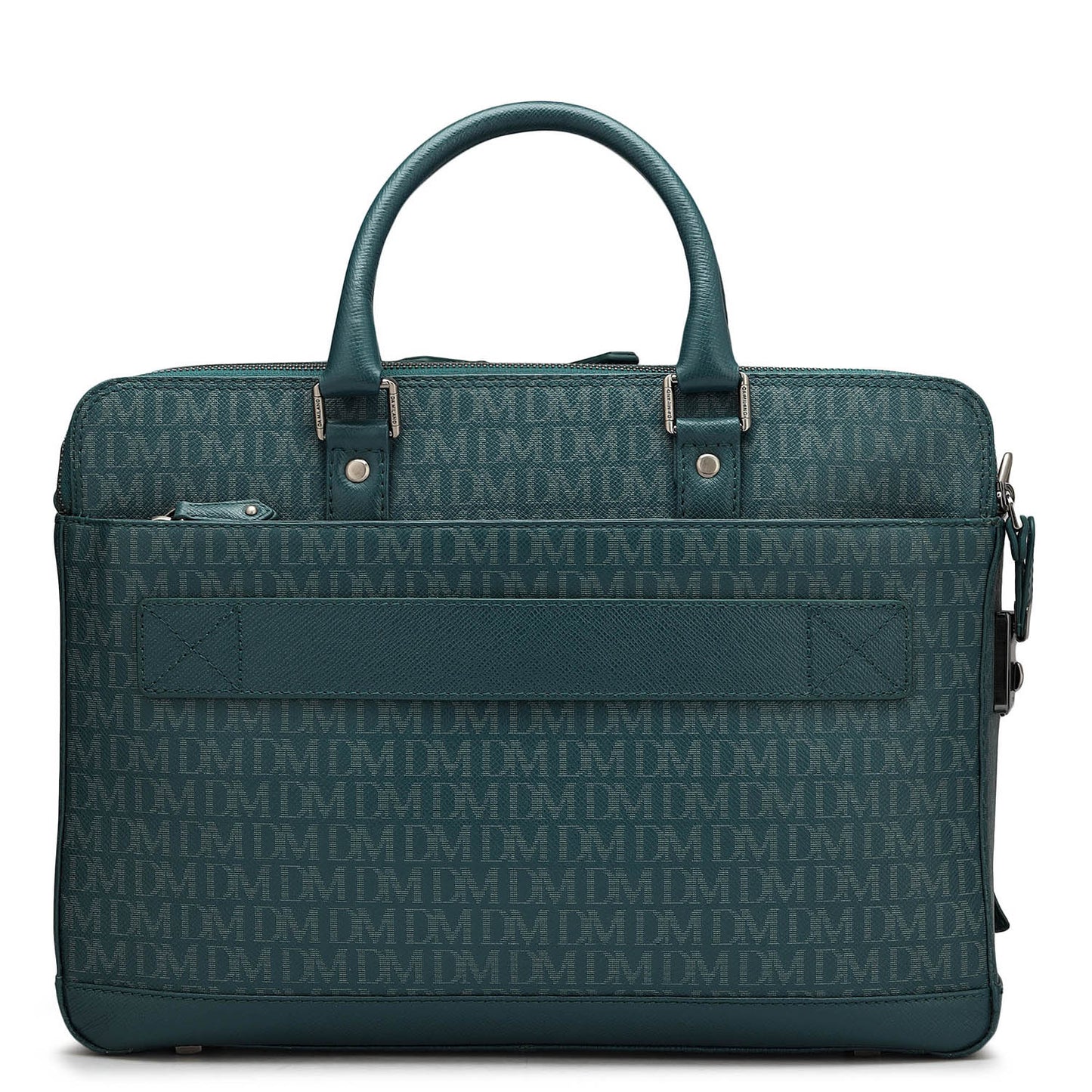 Monogram Franzy Leather Laptop Bag - Octane