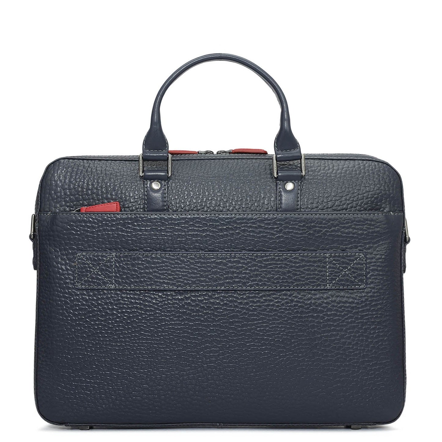Bub Leather Laptop Bag - Navy