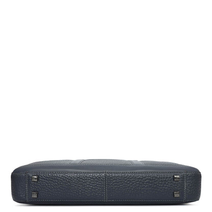 Bub Leather Laptop Bag - Navy