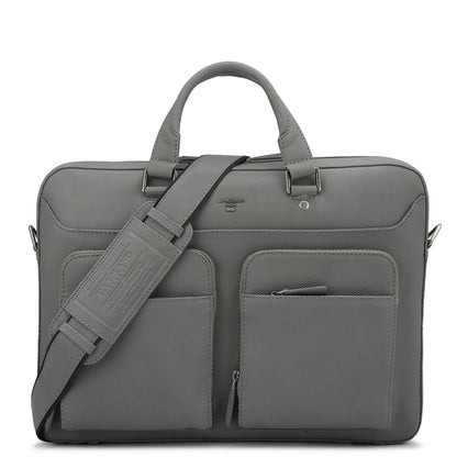 Fish Leather Laptop Bag - Grey