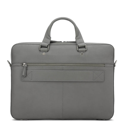 Fish Leather Laptop Bag - Grey