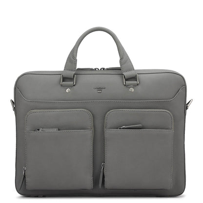 Fish Leather Laptop Bag - Grey