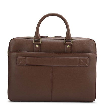 Franzy Leather Laptop Bag - Date