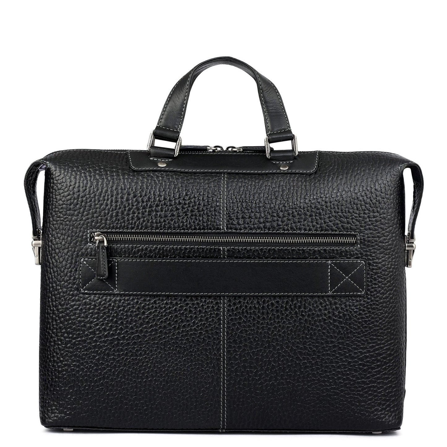 Bub Leather Laptop Bag - Black