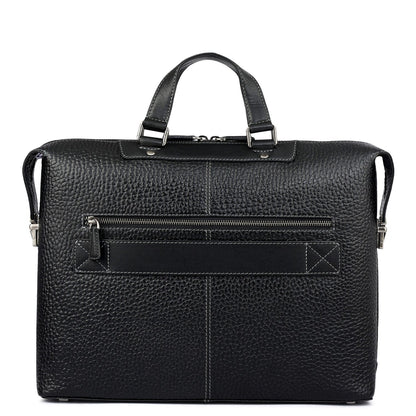 Bub Leather Laptop Bag - Black