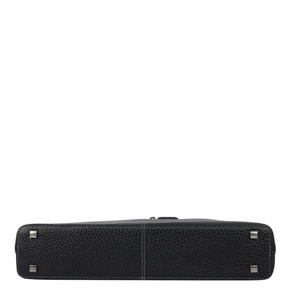 Bub Leather Laptop Bag - Black