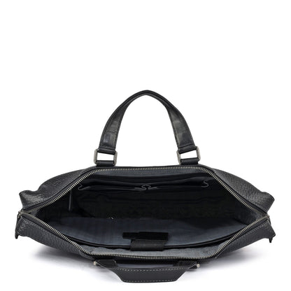 Bub Leather Laptop Bag - Black