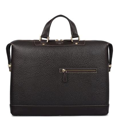 Bub Leather Laptop Bag - Brown