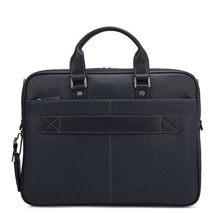 Bub Leather Laptop Bag - Blue