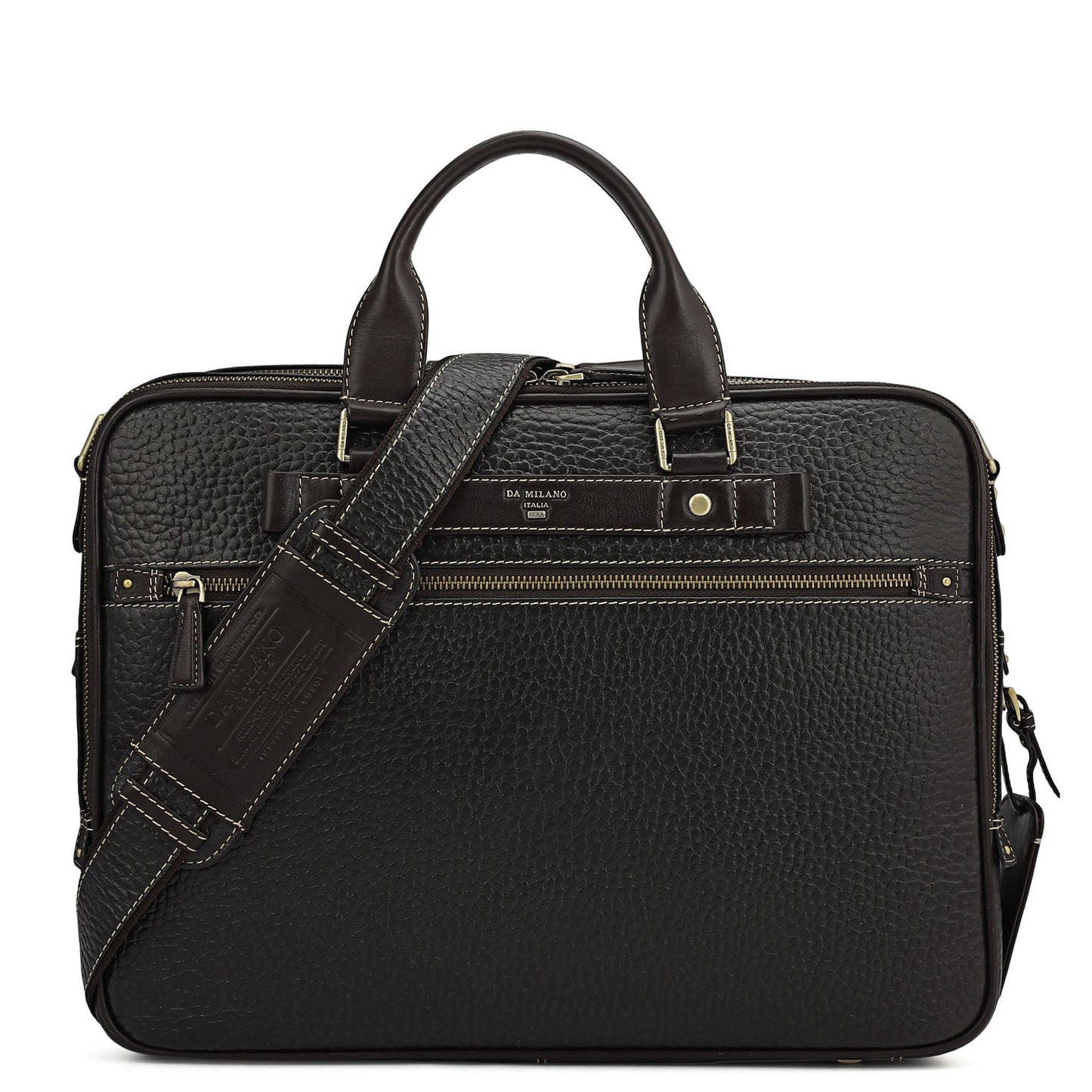 Bub Leather Laptop Bag - Brown