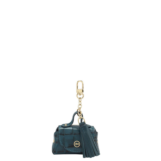 Croco Leather Earpod Case - Ocean