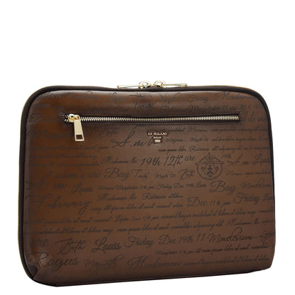 Signato Leather Folder - Cognac