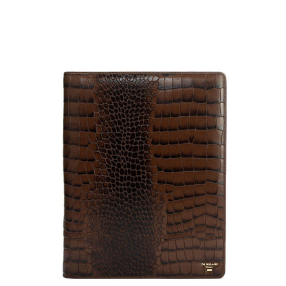 Croco Leather Folder - Date