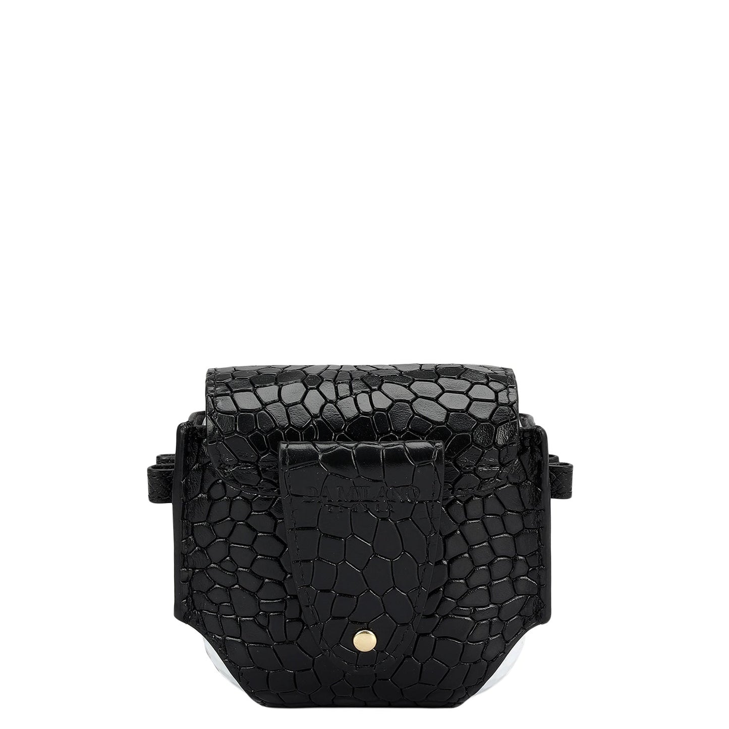 Croco Leather Golf Ball - Black
