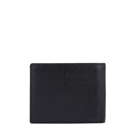 Black Saffiano Fish Leather Mens Wallet & Belt Gift Set