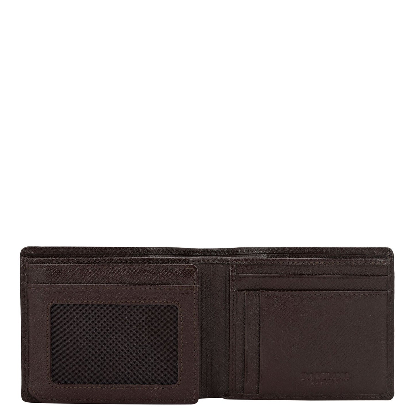 Croco Leather Mens Wallet & Belt Gift Set - Brown