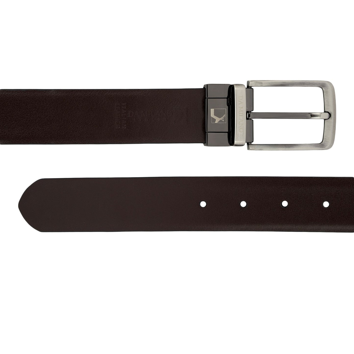 Black Plain Leather Mens Wallet & Belt Gift Set
