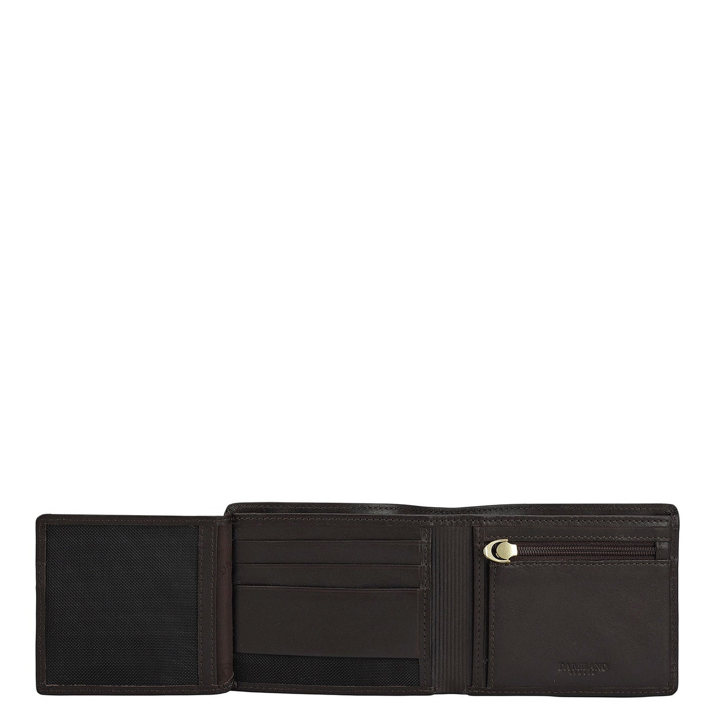 Brown Plain Leather Mens Wallet & Belt Gift Set