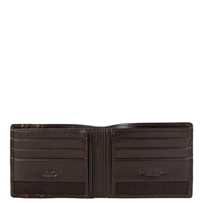 Chocolate Saffiano Franzy Mens Wallet & Belt Gift Set