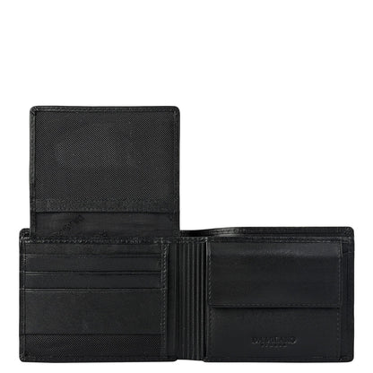 Black Croco Leather Mens Wallet & Belt Gift Set