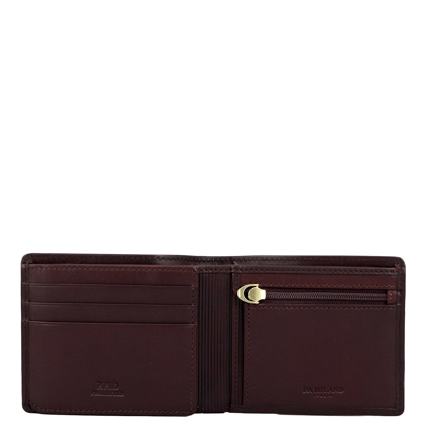 Brown Plain Leather Mens Wallet & Belt Gift Set